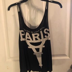 Paris tank top